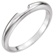 14K White #3 Band