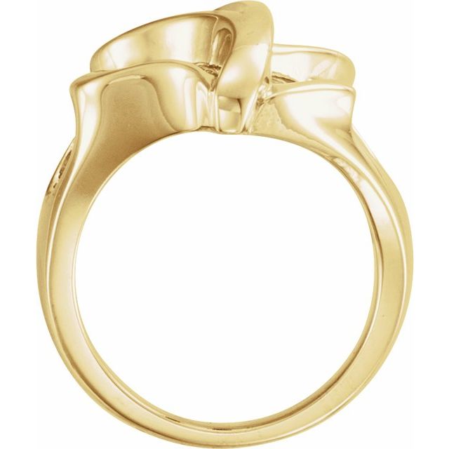 14K Yellow Freeform Ring