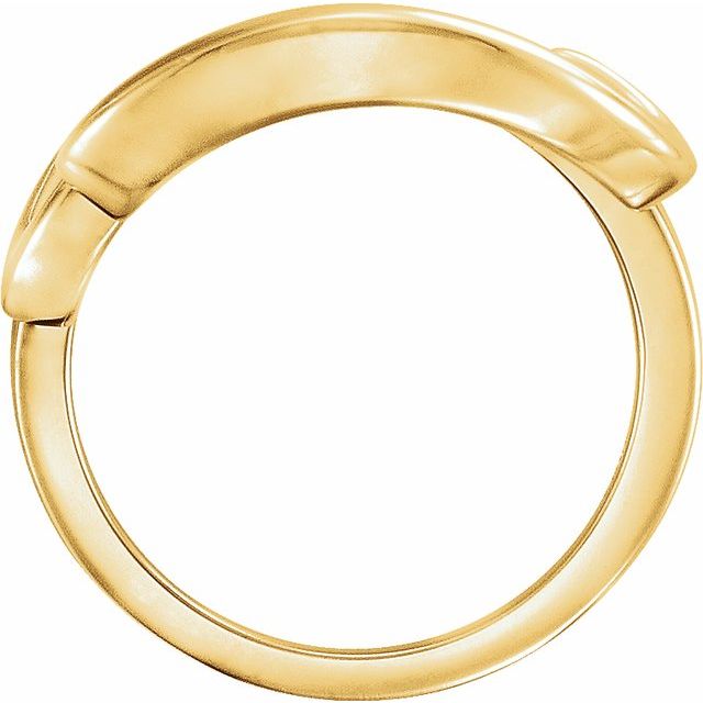 14K Yellow Freeform Ring