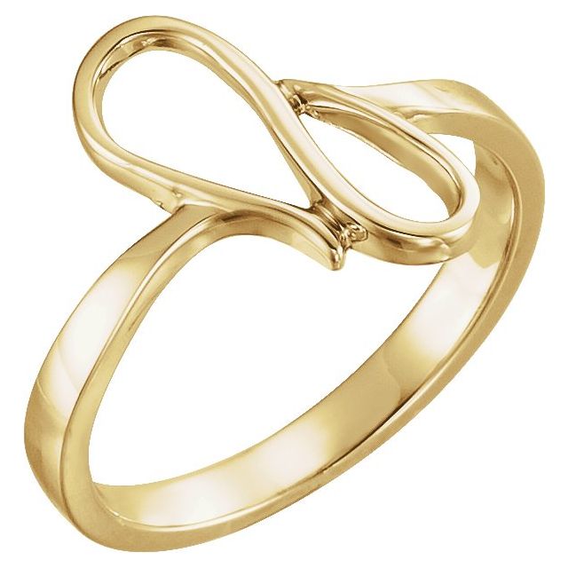 14K Yellow Freeform Ring
