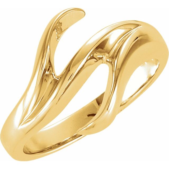 14K Yellow Freeform Ring