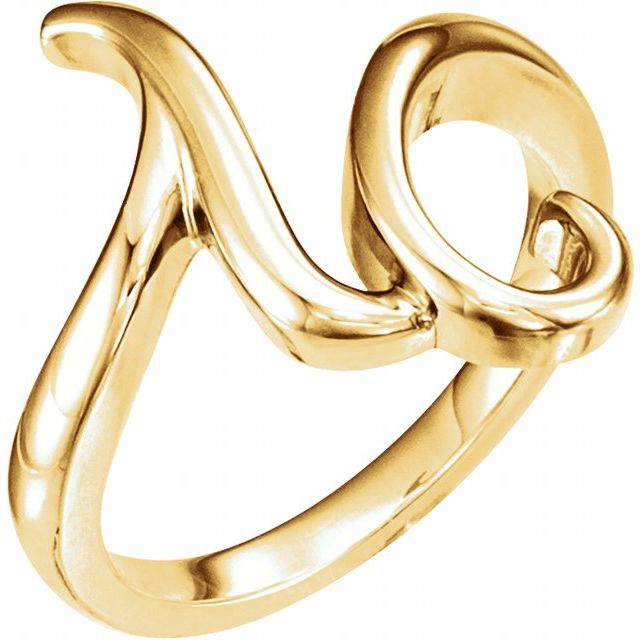 14K Yellow Freeform Ring