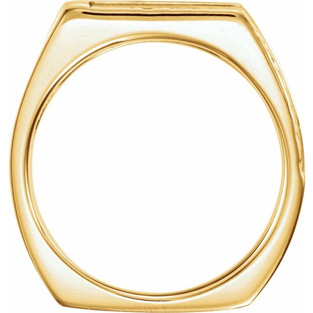 14K Yellow Nugget Ring