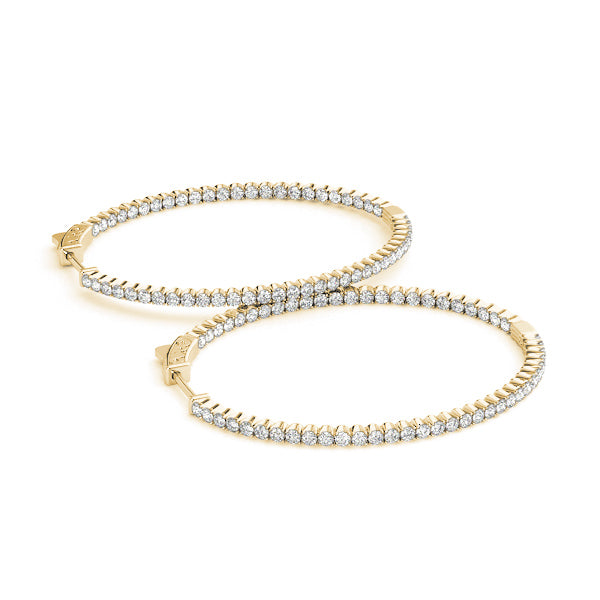 1.275 Inch 4 Prong Oval Hoop