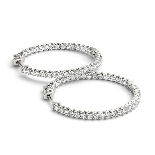 1 Inch 2 Prong Round Hoop
