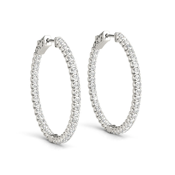 1 Inch 2 Prong Round Hoop