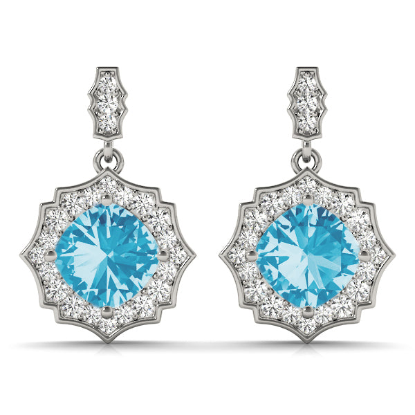 Scalloped Halo Earrings