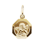 14K Yellow 8 mm Angel Pendant