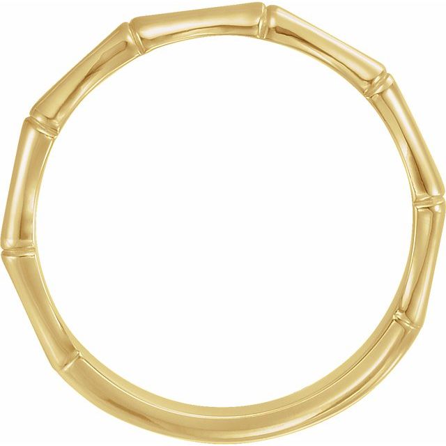 14K Yellow Stackable Ring