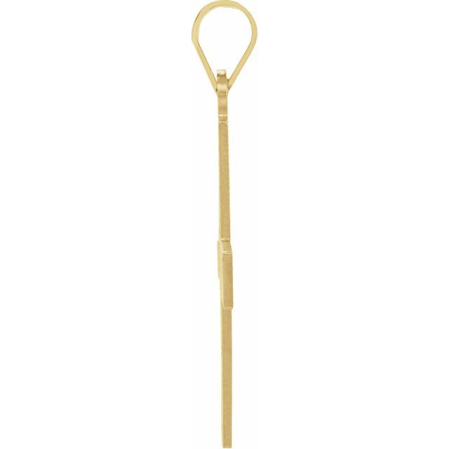 14K Yellow 15.5x14 mm Greek Cross Pendant