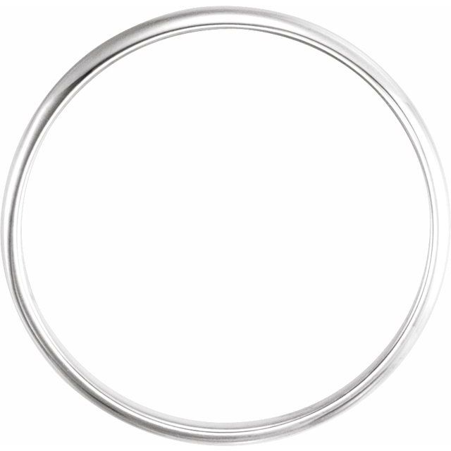 14K White 2 mm Youth Ring