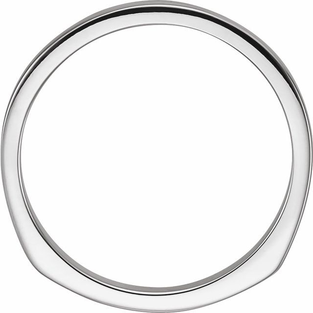 14K White Band