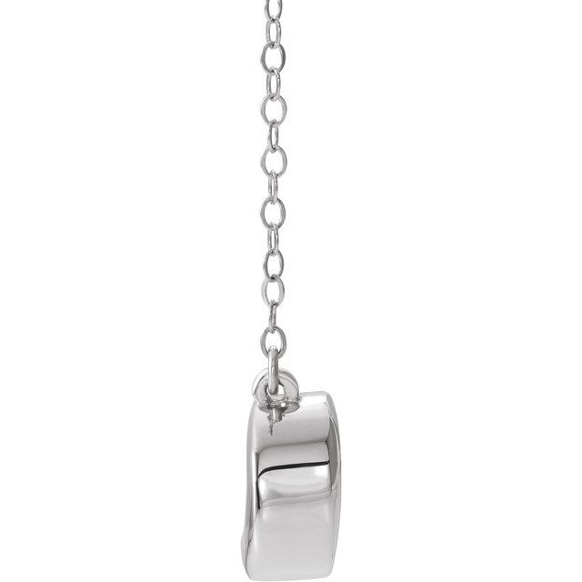 Sterling Silver Infinity-inspired Ash Holder 18' Necklace