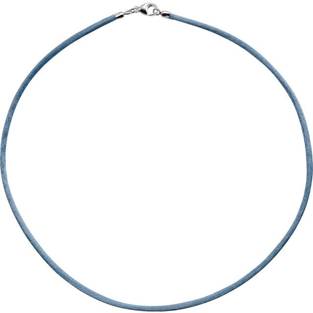 Light Blue 2.25 mm Silk 16' Cord