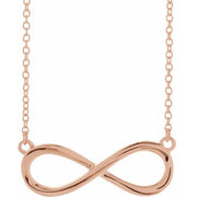 14K Rose Infinity-Inspired 16-18' Necklace
