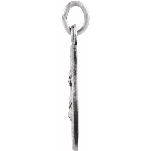 Sterling Silver 15 mm St. Lucy Medal