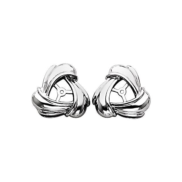 Sterling Silver 6.3 Mm Id Earring Jackets