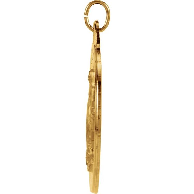 14K Yellow 29 mm Miraculous Medal