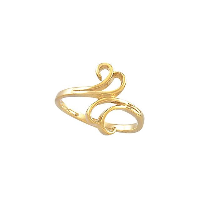 14K Yellow Freeform Ring