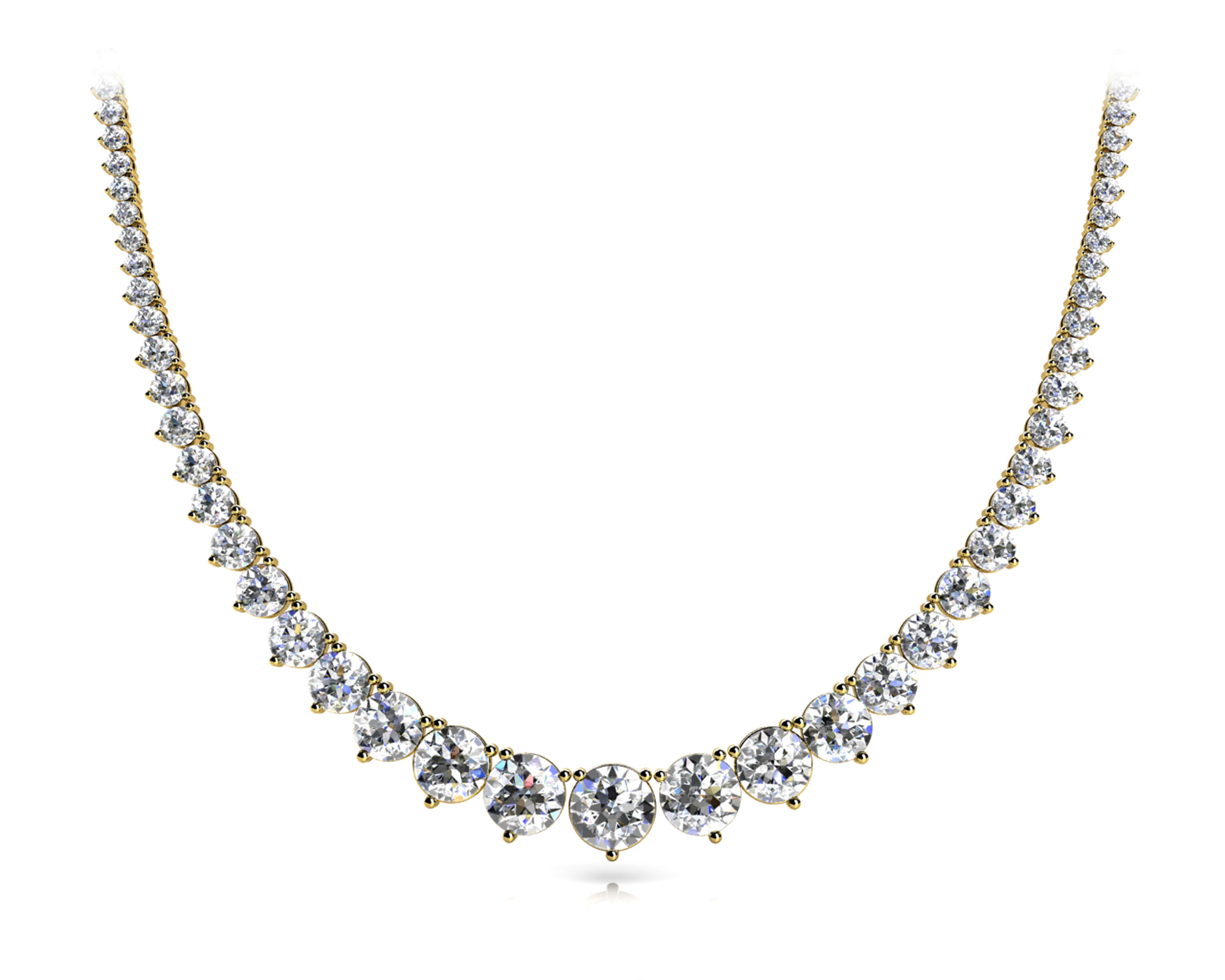 3 Prong Graduated Necklace