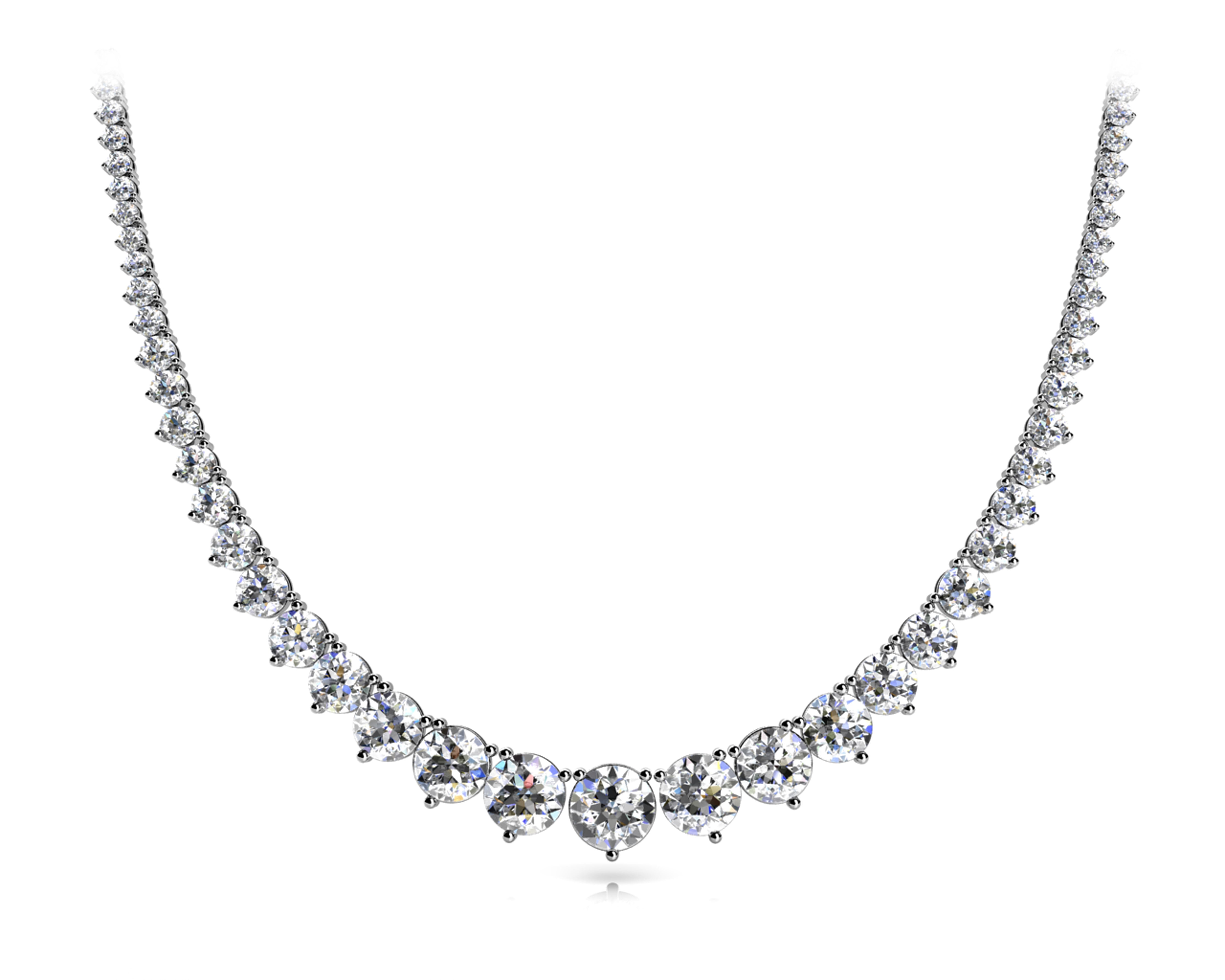 3 Prong Graduated Necklace