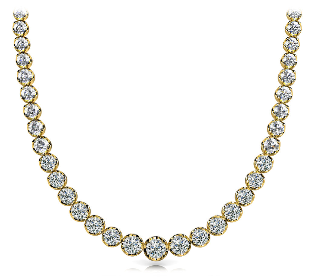 Low Base Graduated Necklace