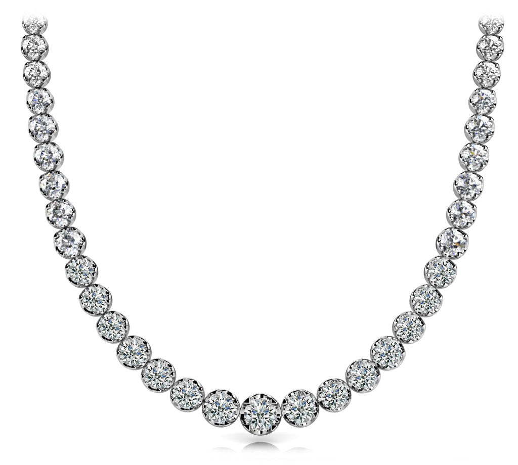 Low Base Graduated Necklace