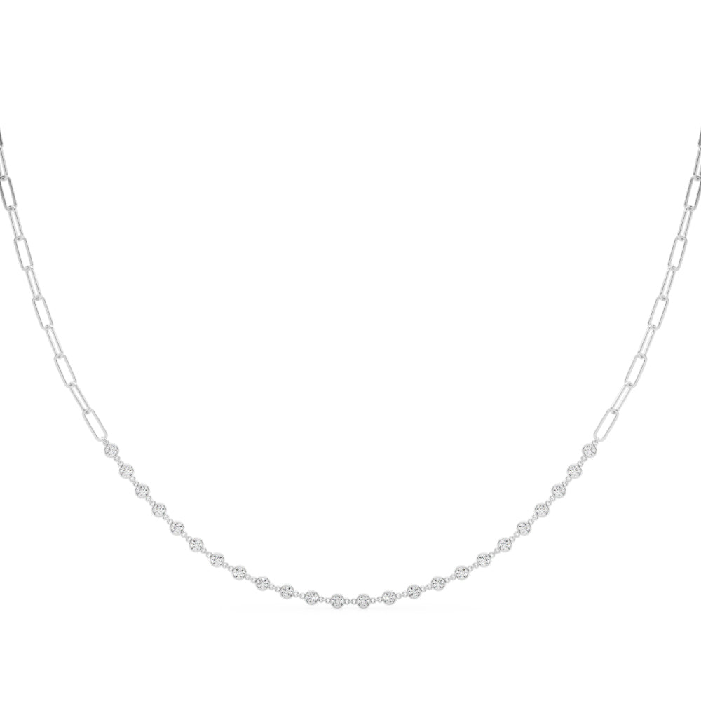 17 Inch Dia Paper Clip Necklace