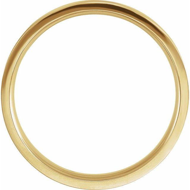 14K Yellow 5 mm Grooved Band Size 10