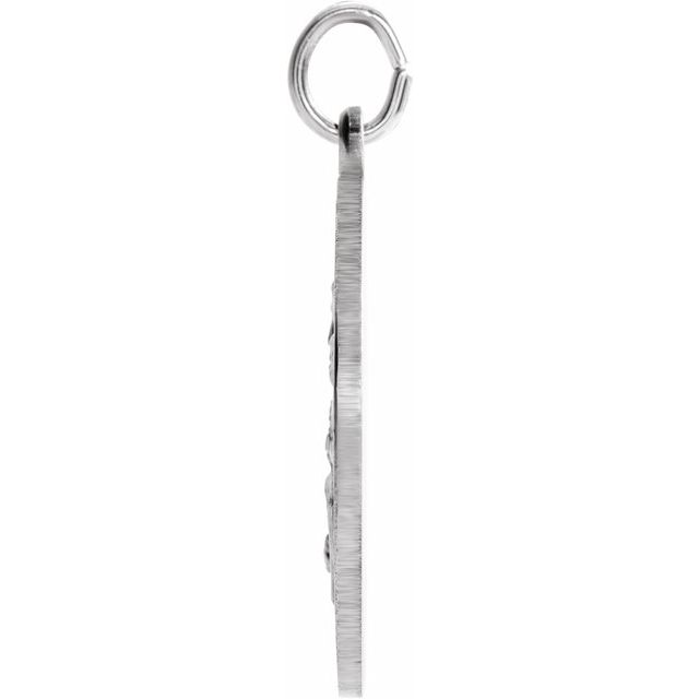 Sterling Silver 25 mm St. Joseph Medal