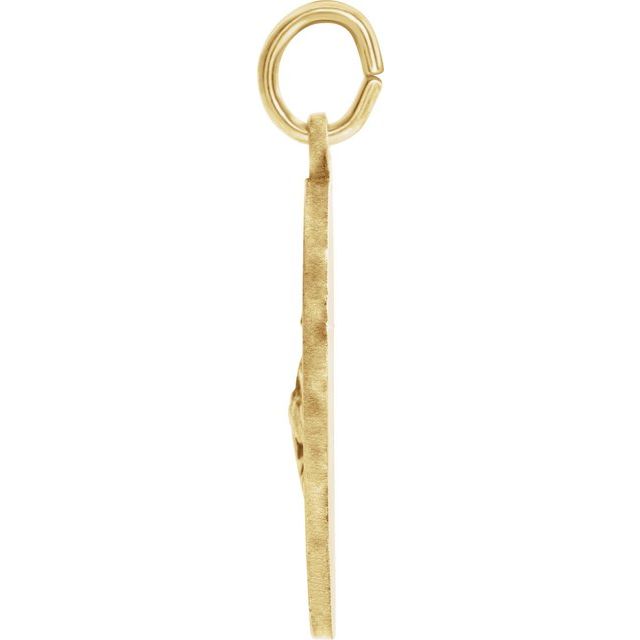 14K Yellow 22 mm Round St. Jude Thaddeus Medal
