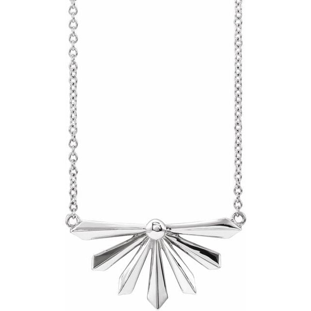 Sterling Silver Star 16' Necklace