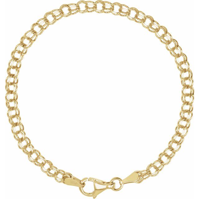 14K Yellow 3.75 mm Cable 7' Chain
