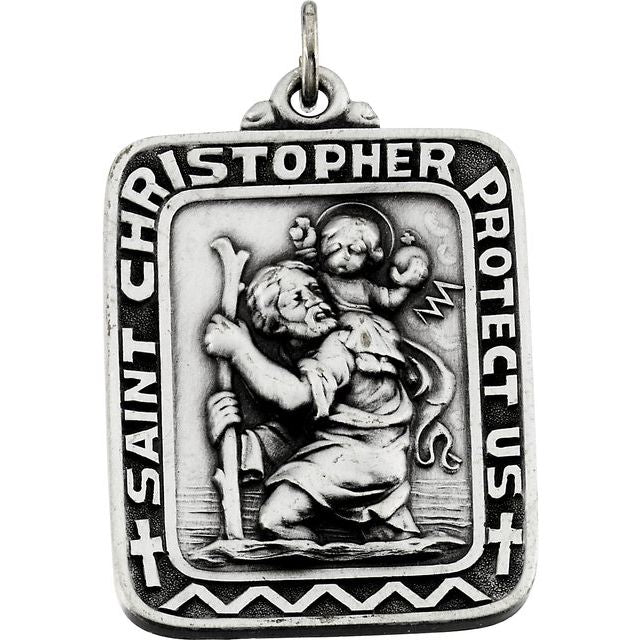 Pendant 31.5x26 mm St. Christopher Medal