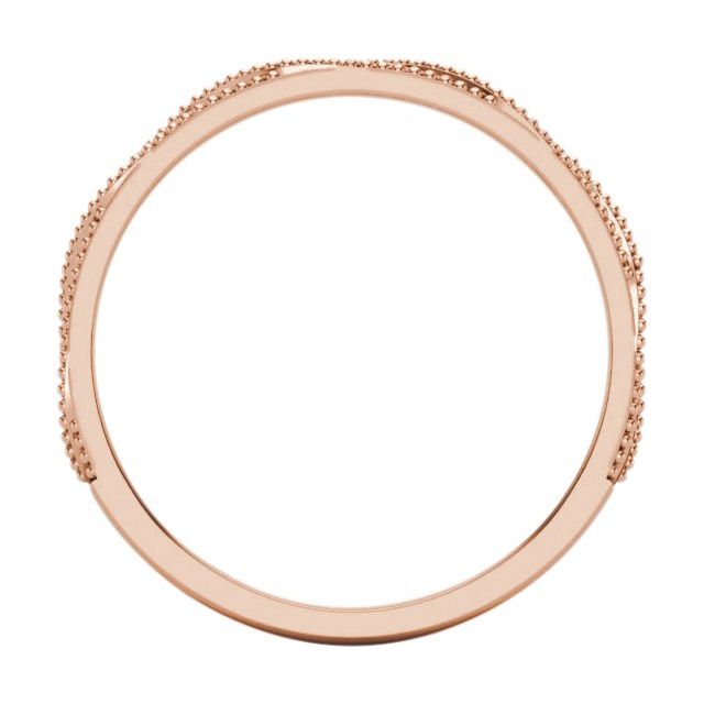 14K Rose .05 CTW Natural Diamond Anniversary Band
