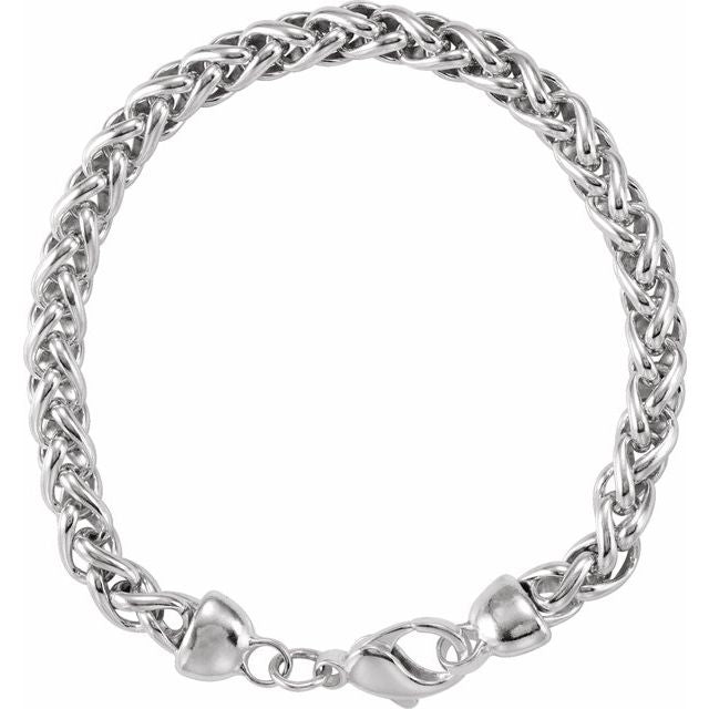 Sterling Silver Wheat 8' Chain