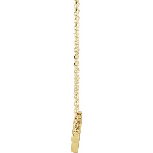 14K Yellow Faith 18' Necklace
