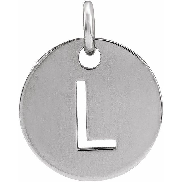 Sterling Silver Initial L Pendant