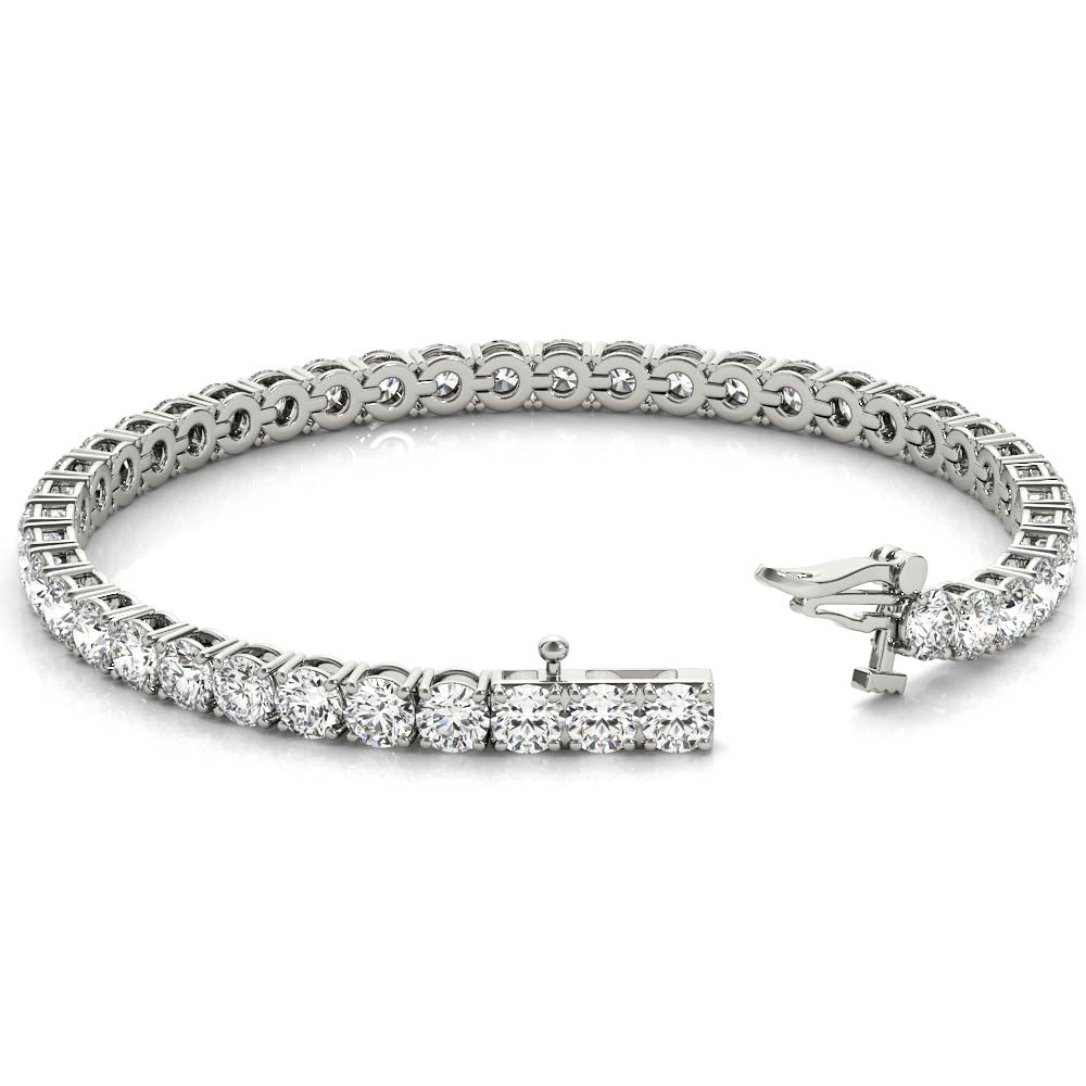 Bracelet In Line  Prong Set
