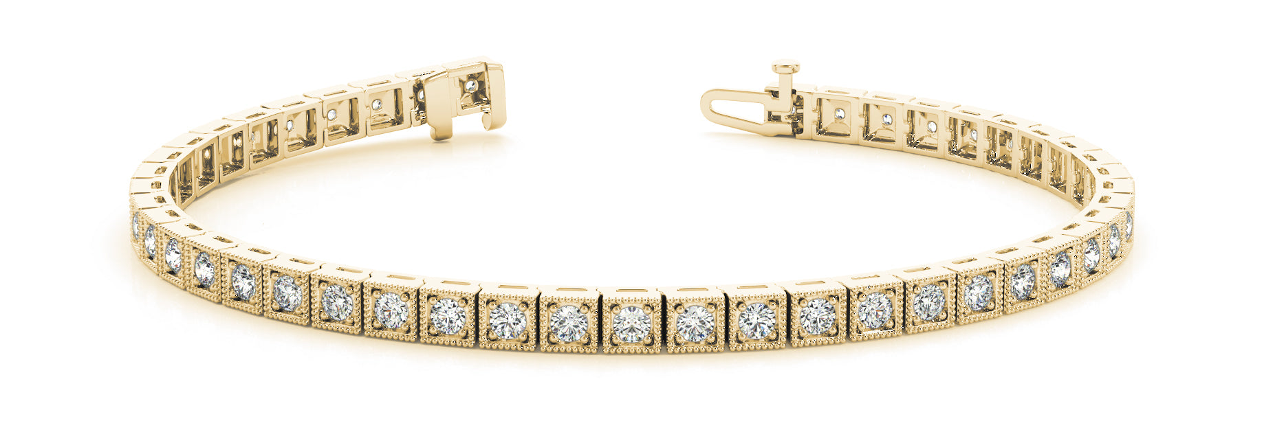 Bracelet In Line Prong Set