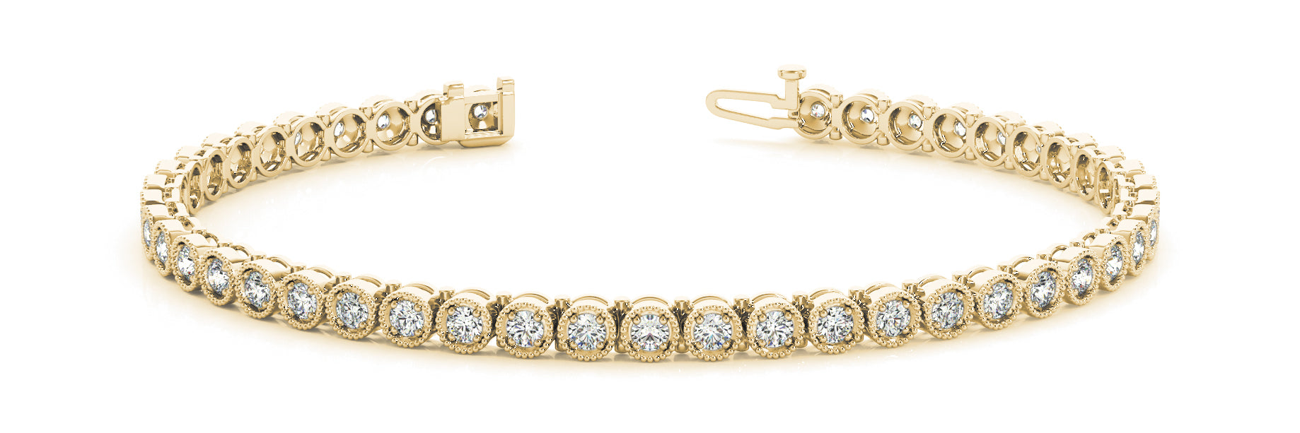 Bracelet In Line Prong Set