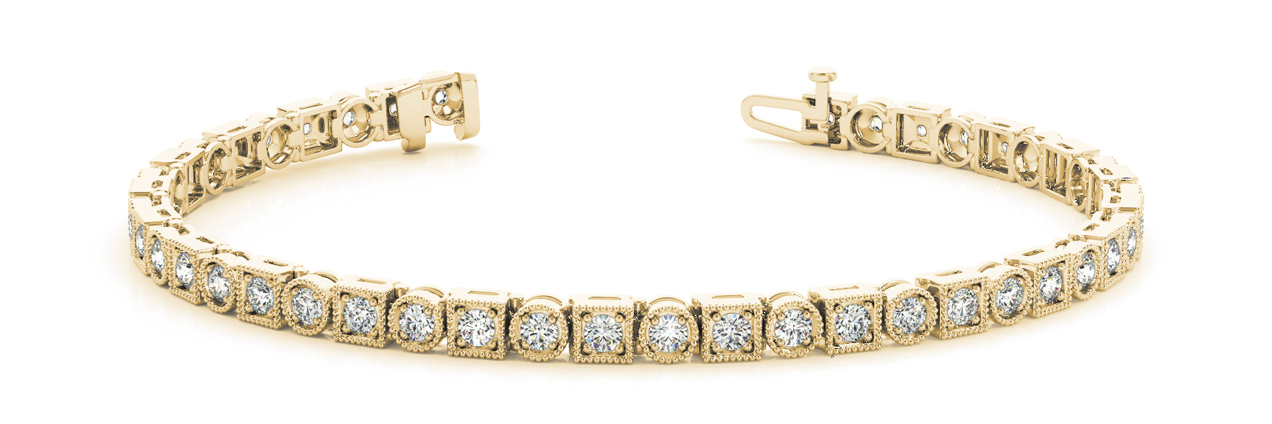 Bracelet In Line Prong Set