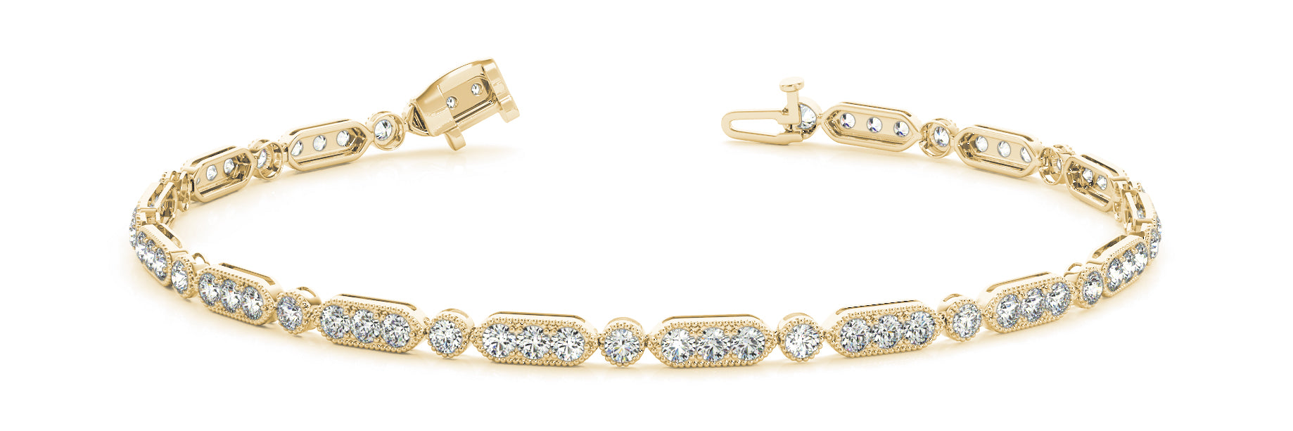 Bracelet In Line Prong Set