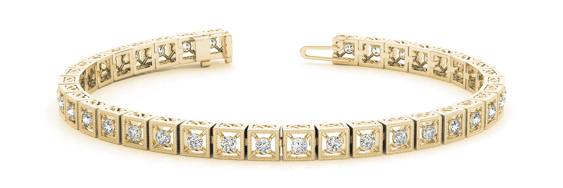 Bracelet In Line Prong Set