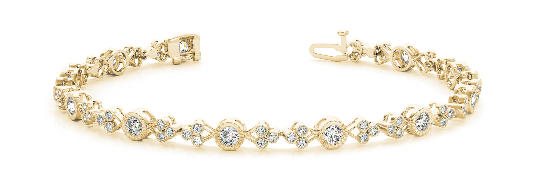 Bracelet In Line Prong Set