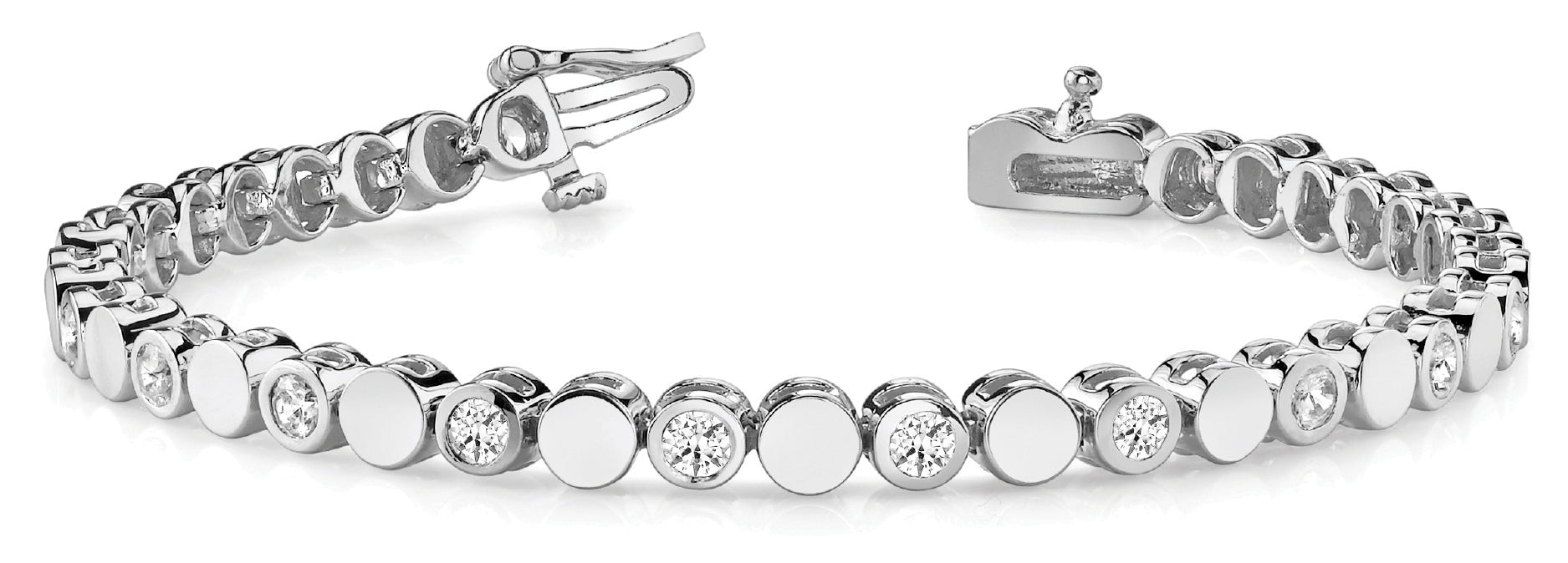 Bez/solid Rd Link Bracelet