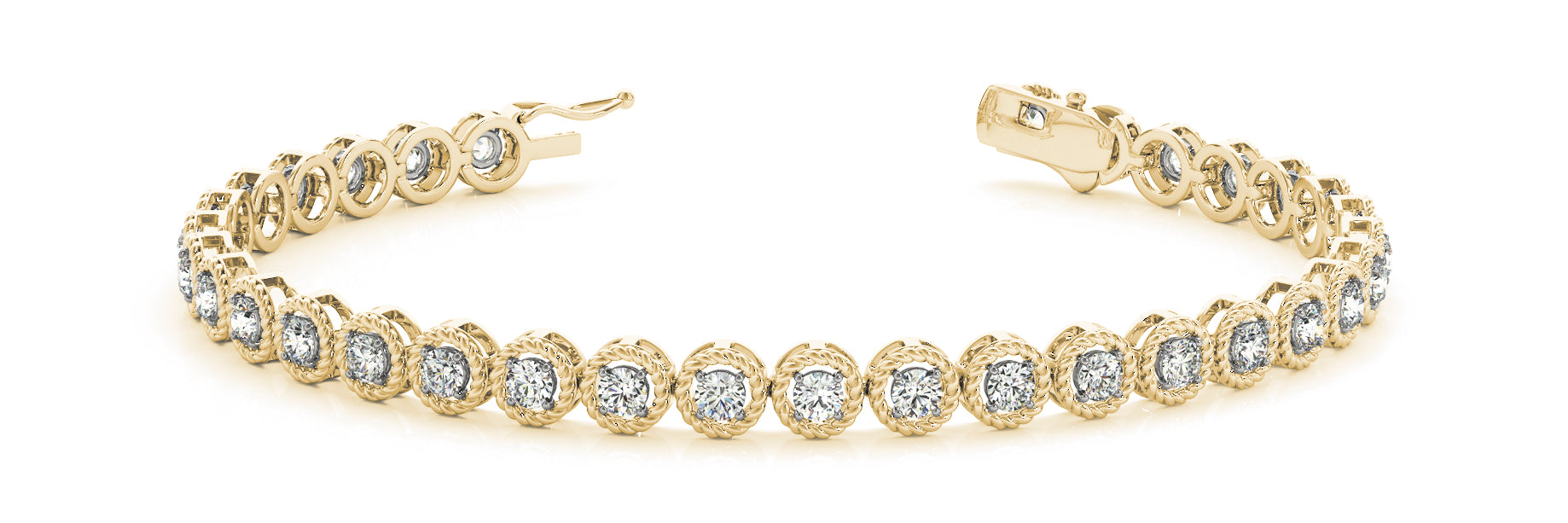 Bracelet In Line Prong Set
