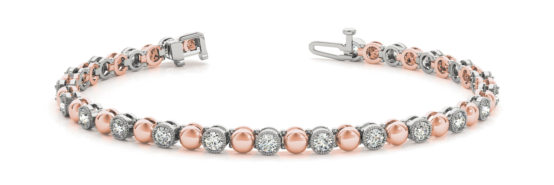 Bracelet In Line Prong Set