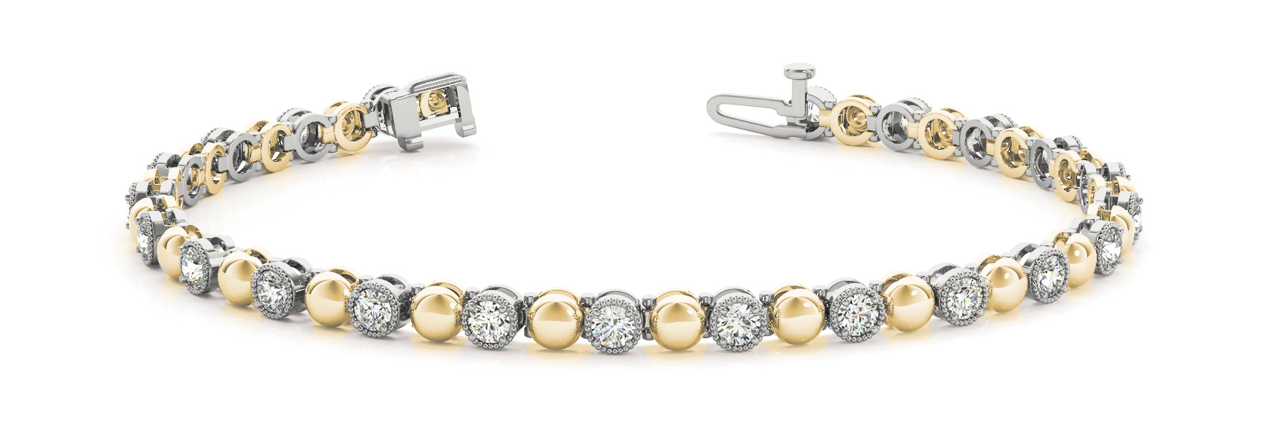 Bracelet In Line Prong Set