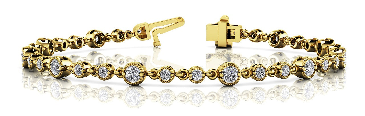 Bracelet With Milgrain